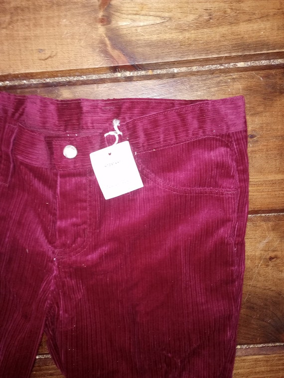 Wrangler hip hugger 1970 corduroy Deadstock vinta… - image 3