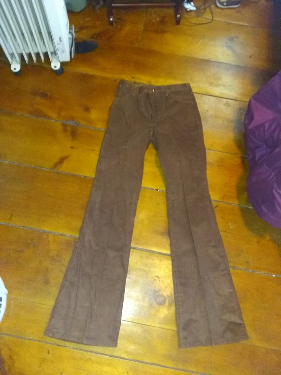 Wrangler nos corduroy bellbottom jean deadstock v… - image 4