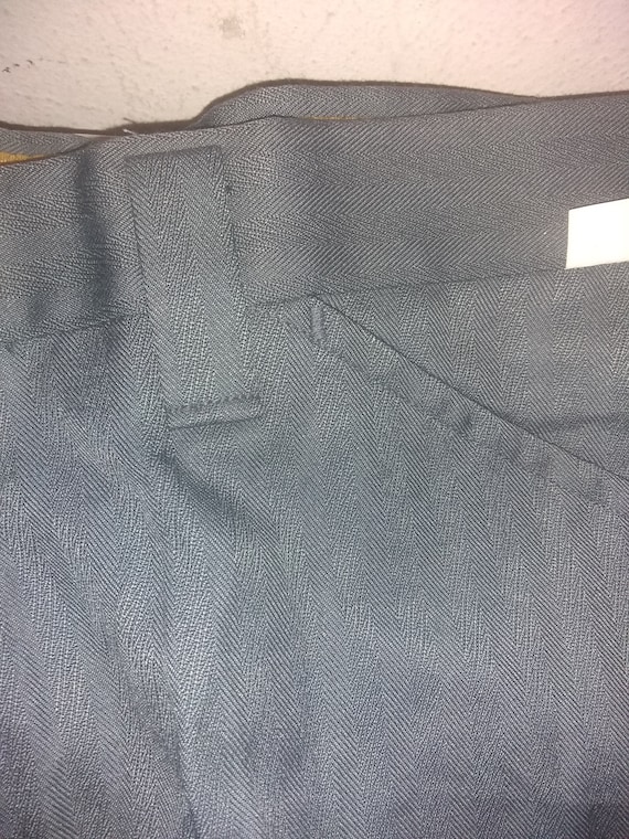 Farah Hopsack Vintage Deadstock Men's Rayon Poly Pants 1970's