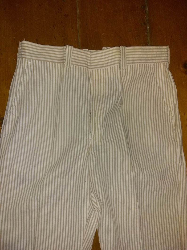 Woolrich 1980 nos vintage Golf pant slax stripe deadstock made USA straight leg new men 34x37 36x37 38x37 40x37 42x37 34x30 38x30 36x32 pick image 4