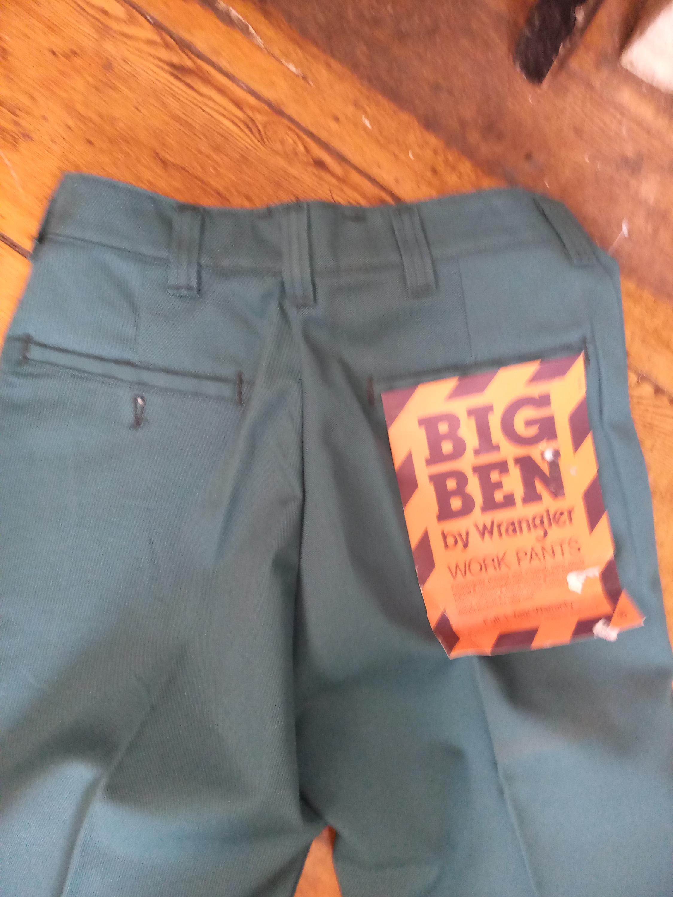 Wrangler Big Ben Permanent Press Vintage Deadstock Flat Front Pant
