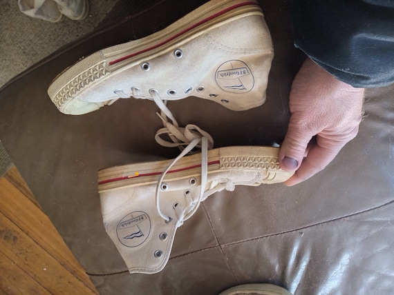 beat up basketball shoes