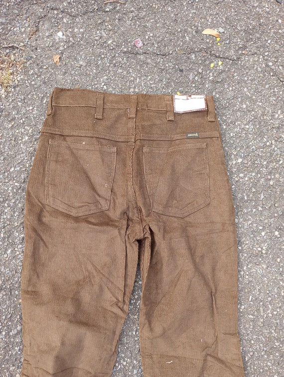 Deadstock vintage 1970 corduroy jean pant maveric… - image 5