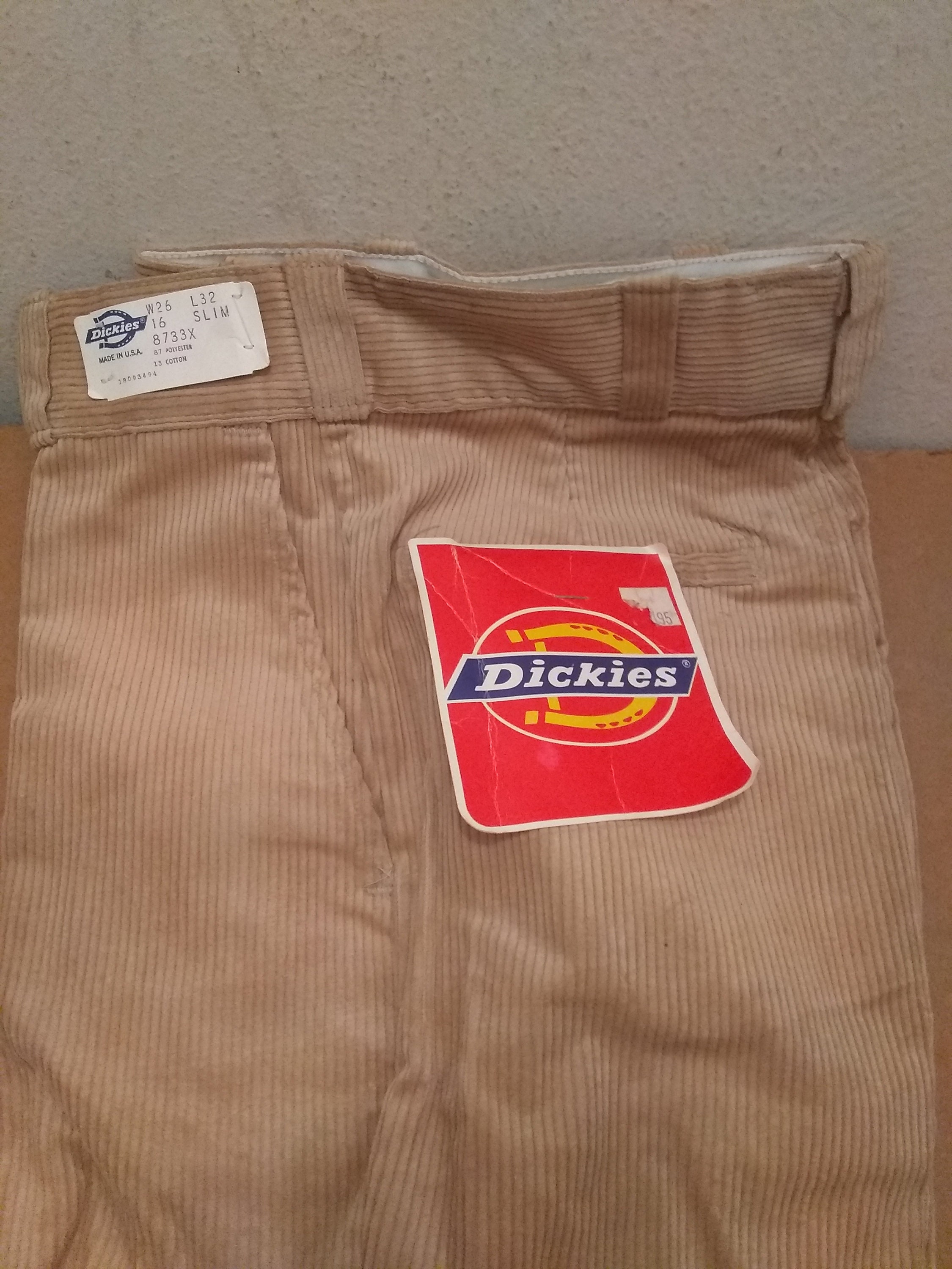 Dickies Deadstock Vintage Corduroy Straight Leg High Rise - Etsy