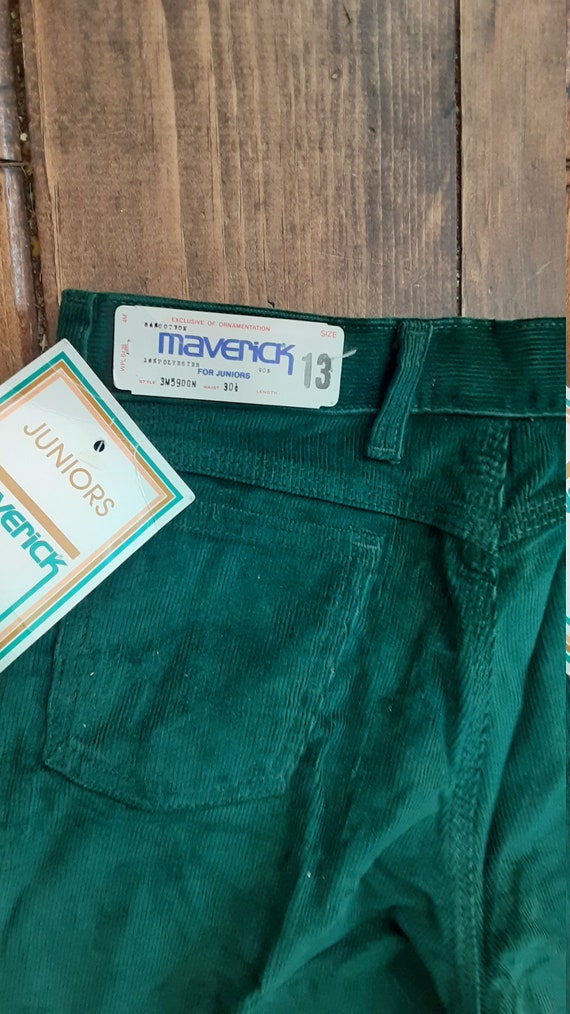 Deadstock vintage 1970s corduroy jean pant maveri… - image 6