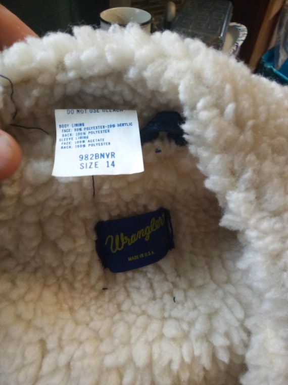Wrangler Vintage deadstock 1970 Sherpa corduroy r… - image 8
