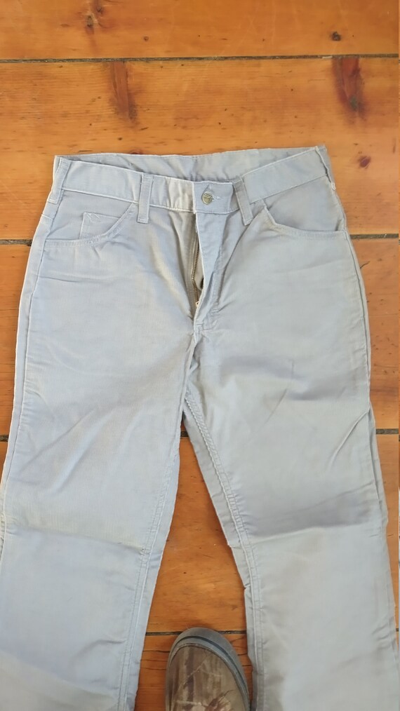 Vintage deadstock lee flare bellbottom corduroy j… - image 4