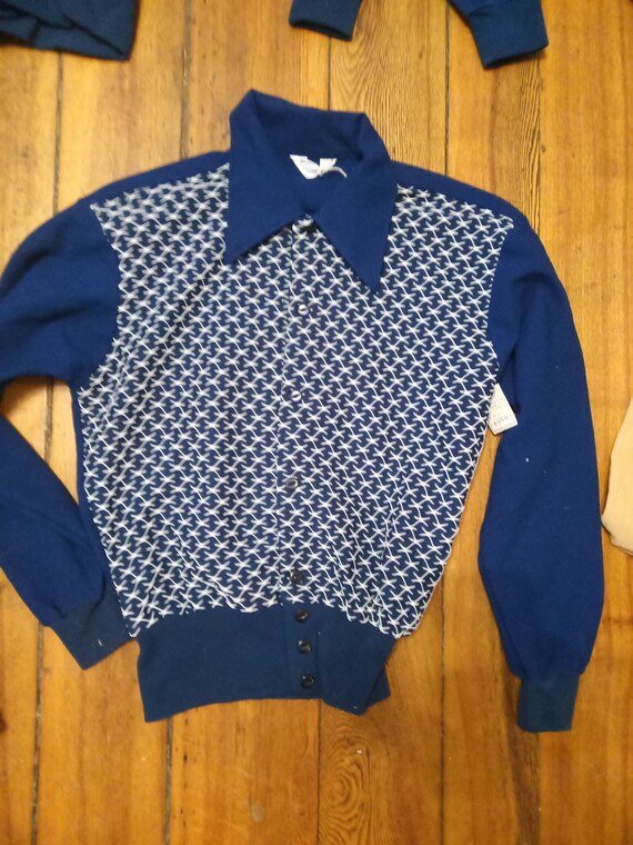 Marcel Paris polyester 1970 deadstock vintage NOS… - image 3