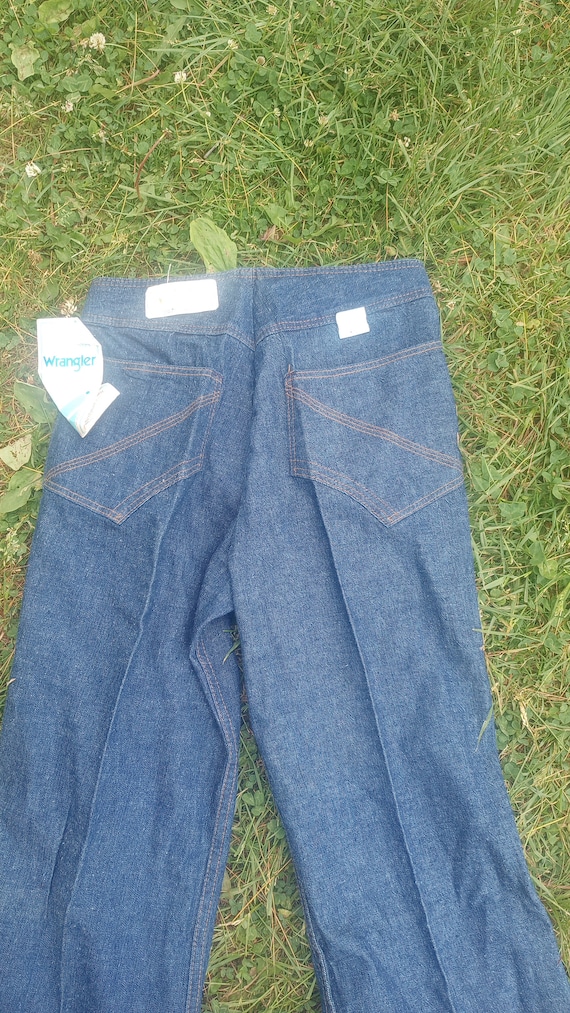 Deadstock Wrangler vintage denim contrast stitchin