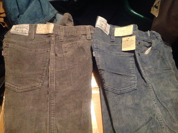 Levi 505 corduroy deadstock vintage jeans pants made … - Gem