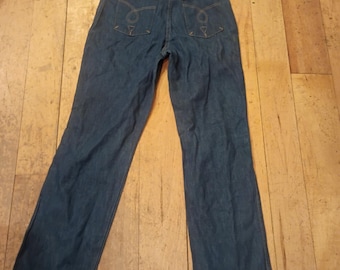 Vintage Deadstock Wrangler Denim Damen 1980 Straight Leg Jeans aus USA Baumwollfrauen Taille 26 27 28 29 30 lange Innennähte Pick 1