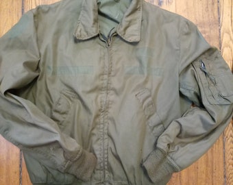 Vintage USAF Lightweight Flyer Jacket - Faded Military Bomber
