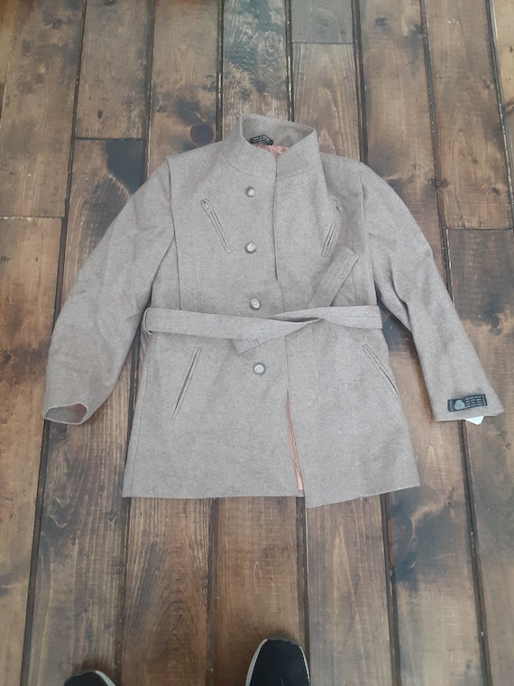 American male wool coat deadstock vintage nos new 