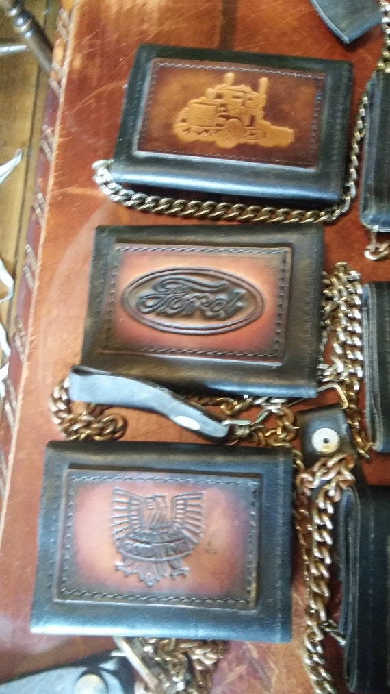 Vintage leather Harley Davidson wallets deadstock… - image 4