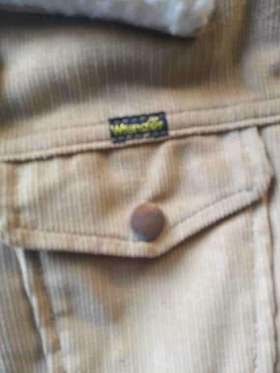 Wrangler Vintage deadstock 1970 Sherpa corduroy r… - image 7