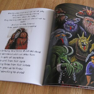 A Visit from Krampus Children's book. Bild 2