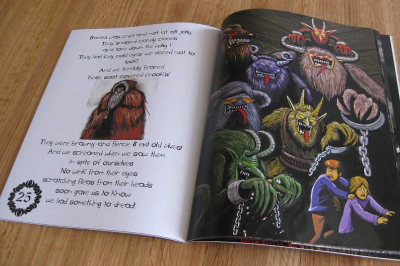 A Visit from Krampus Children's book. Bild 2