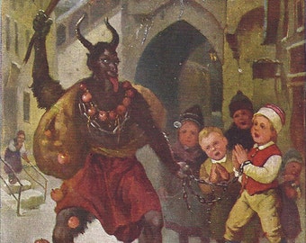 Krampus Candle