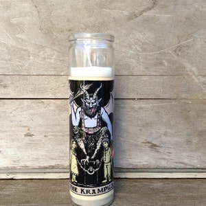 Krampus Tarot Card Candle Label image 4