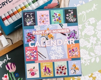 2026 Diamond Art Calendar 2026 Calendar Paint By Numbers, DIY Acrylic ...