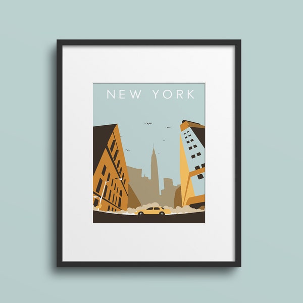 Peinture par numéro de New York City/kit de couleur par numéro/peinture personnalisée par numéro/kit d'artisanat pour enfants/kit de coloriage pour adultes/peinture sur toile par numéro