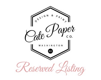 Reserved listing-UPS shipping