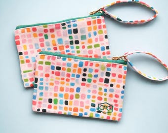 Zippered Canvas Pouch, small