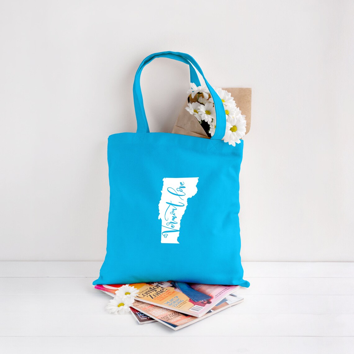 Vermont bag/custom tote/wedding bag/canvas shopping Etsy