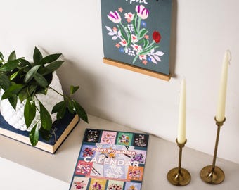 Calendrier 2026 Peinture Par Numéros - Kit DIY Avec 12 Paysages Célèbres, Calendrier De Table à Rabat à Personnaliser