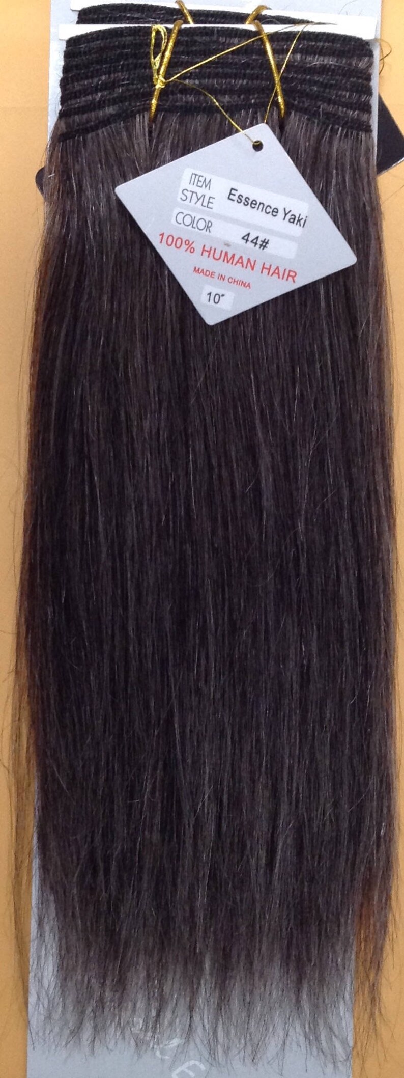 Salt and Pepper 100 human weave hair extension Straight Etsy