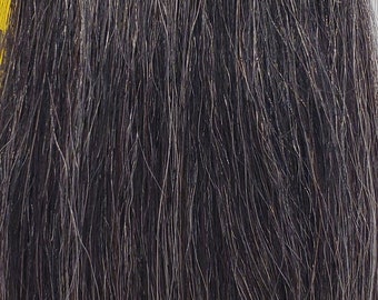 Salt and Pepper  100% human weave hair extension  Straight Track Grey black mix Color # 280