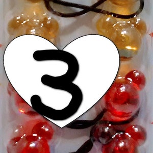 red pink green yellow orange blue  kid Scrunchie jumbo bead hair tie girl KNOCKER Ball Ponytail Holder Koala bear apple heart