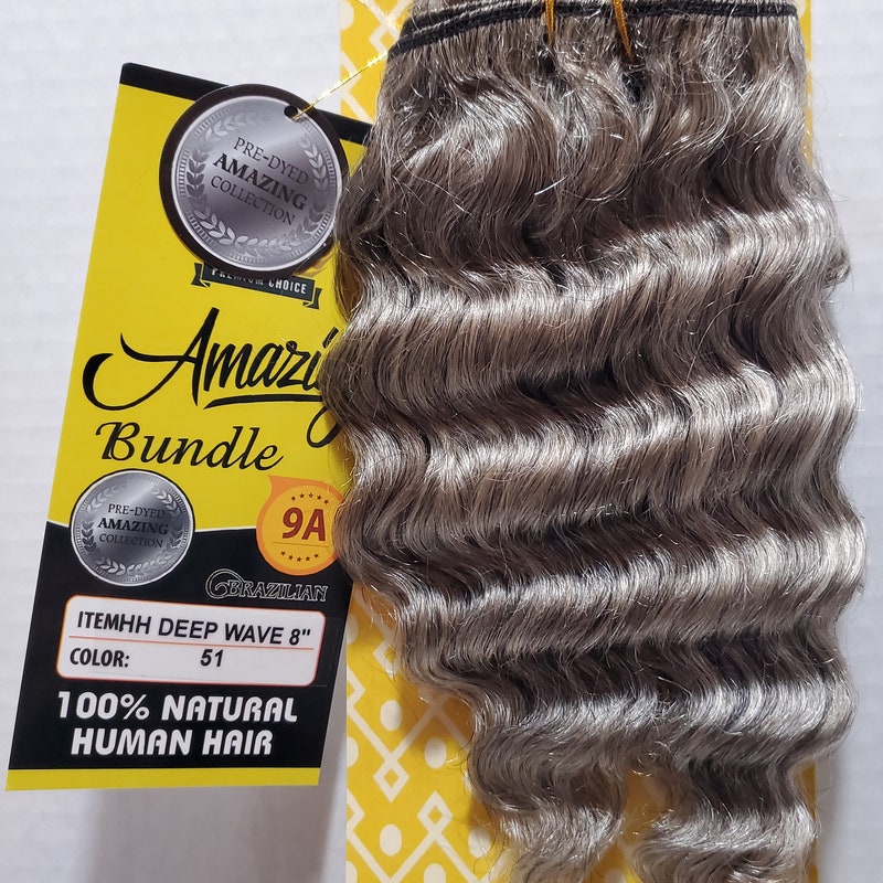 Salt and Pepper Human Hair Weave - Etsy