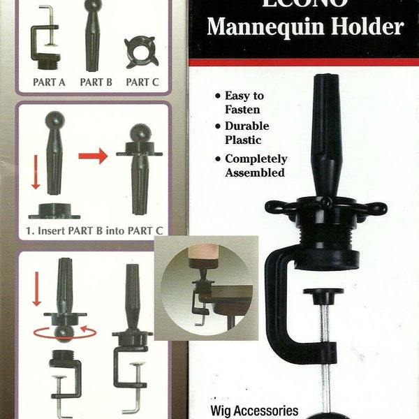 practice wig make Mannequin Manikin Cosmetology Head Holding Clamp table fasten stand holder