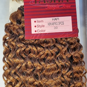 1 " buy 1 get 1 free" jerry curl afro 3pcs short cut human hair weave 100% human hair #30 medium brown shade.  #1B/33