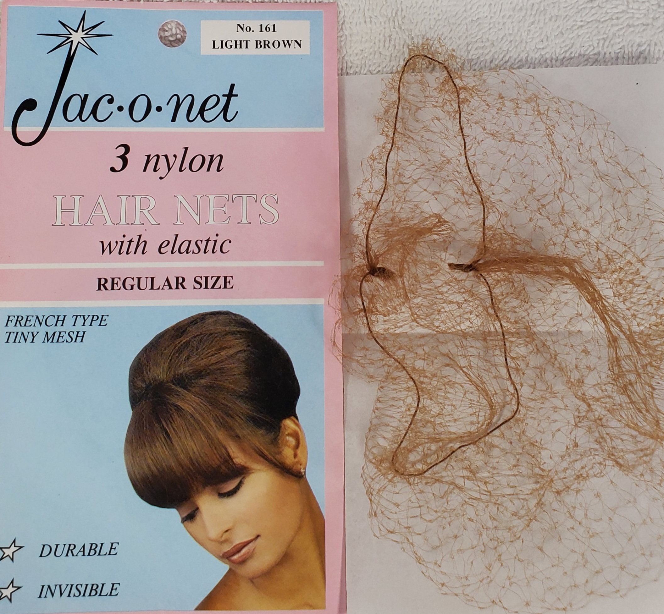 Buy 1 Get 1 Free Jac O Net Black French Tiny Mesh 161 Nylon Hair Nets (3 Nets Total)