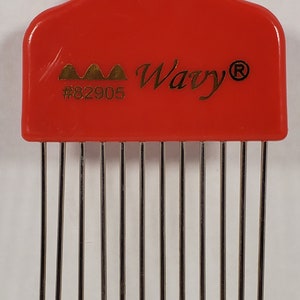 1 &quot;buy 1 get 1 free&quot; metal fan pick man woman DETANGLE hair volume Styling metal AFRO lift Comb wig long pik Pick Pic