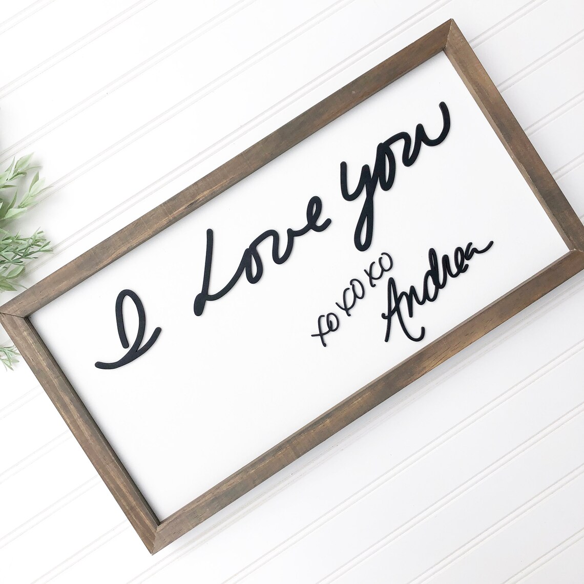 Custom Handwriting Sign Memorial Handwriting Gift Family Etsy