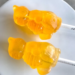 Honey lollipops,suckers,wedding favor,honey wedding favor,honey baby shower,bee party,honey dippers, winnie the pooh,raw honey,bear, honey,