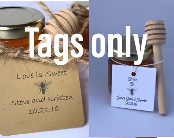 Personalized tags, card stock