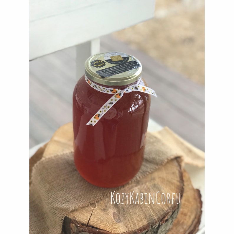 Raw, unfiltered honey, local Western New York