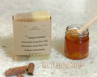 Honey soap,beeswax soap,handmade soap,natural skin care,natural soap,bar soap