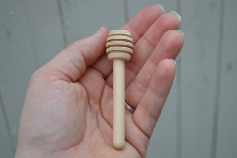 100 Mini Honey Dippers Wood Dipper Stick 3 1/4 Honey Etsy