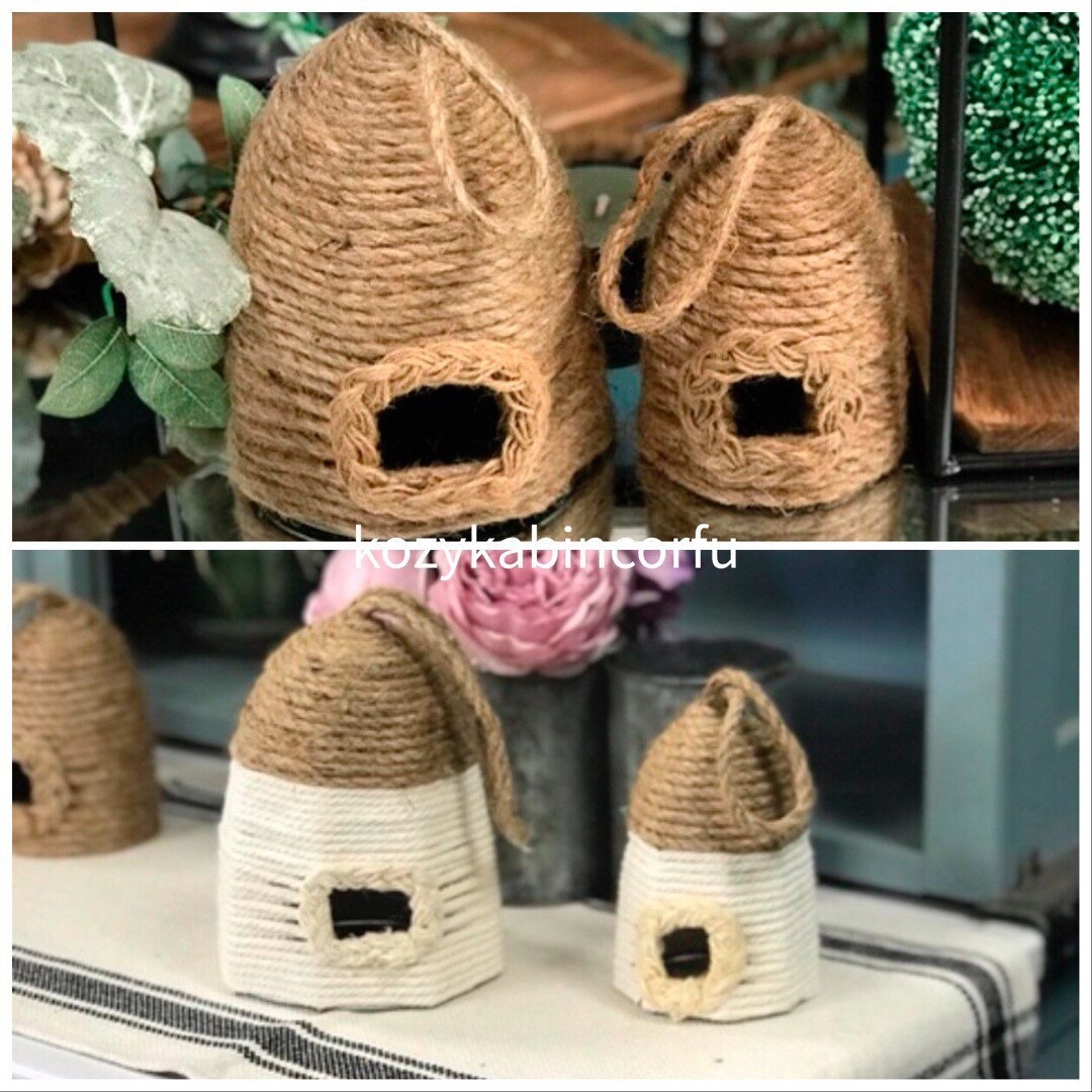 Bee Decor,skep,twine,hive,bee Party,decorations,bees,tier Bee