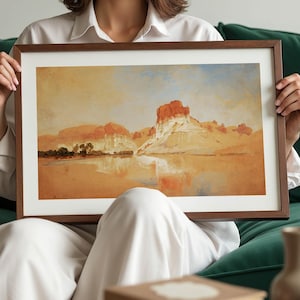 Impression vintage rétro du Wyoming, cadeau d'art du Wyoming pour voyageur, affiche de Green River, art mural du Wyoming, décoration murale rétro extérieure