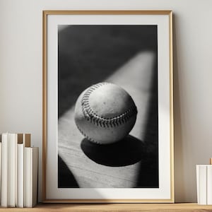 Sports Snapshot Baseball Print Baseball Art Wall Decor Baseball Wall Art Gift For Sports Lover Outdoorsy Rustic Photography
