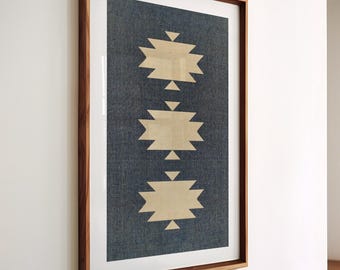 Southwestern Baja Print: Rustic Outdoors Art, Native Decor for Lake House