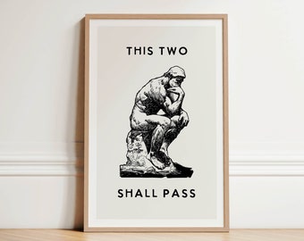 Retro Funny Bathroom Print Funny Bathroom Wall Art Bathroom Poster Digital Download Printable Art Toilet Humor Guest Bathroom Amusing Family