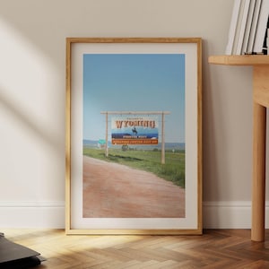 Instantané de voyage impression Wyoming Wyoming Art décoration murale panneau de bienvenue Wyoming Art mural cadeau pour voyageur en plein air US paysage rustique