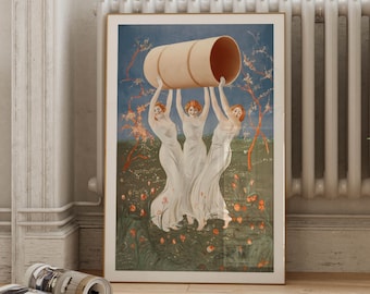 Funny Toilet Roll Art Print, Amusing Bathroom Wall Decor (11x17)